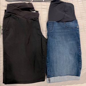 Maternity lot. Size 12 Bermuda shorts , medium pants and medium t shirt